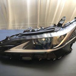 2022 2023 2024 LEXUS ES250 ES300H ES350 HEADLIGHT COMPLETE DRIVER SIDE “L” SINGLE SQUARE BEAN ORIGINAL OEM