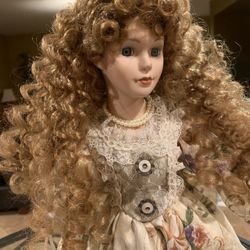 Porcelain Doll -Handmade -Beautiful Doll