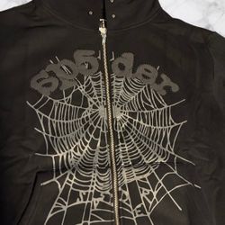 Sp5der Zipper Hoodie With Pants