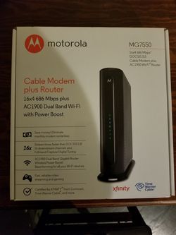 Motorola MG7550 Cable Modem