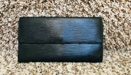 Louis Vuitton Portefeuille Sarah M63572 Black Epi Long Wallet 11521