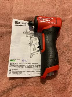 M12 Fuel Right Angle Die Grinder 3485-20…$130