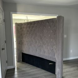King Size Tufted Bed 