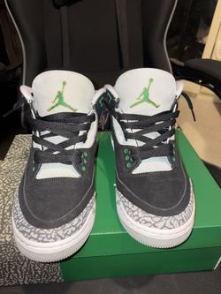 Jordan 3 Pine Green Sz 8.5 Mens