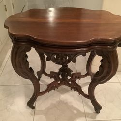 Antique turtle Lamp Table