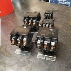 Various Contactors (12) and Watt Motors $300  OBO