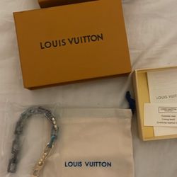 Louis Vuitton Monogram Engraved Chain Link Bracelet – Multicolor Limited Edition