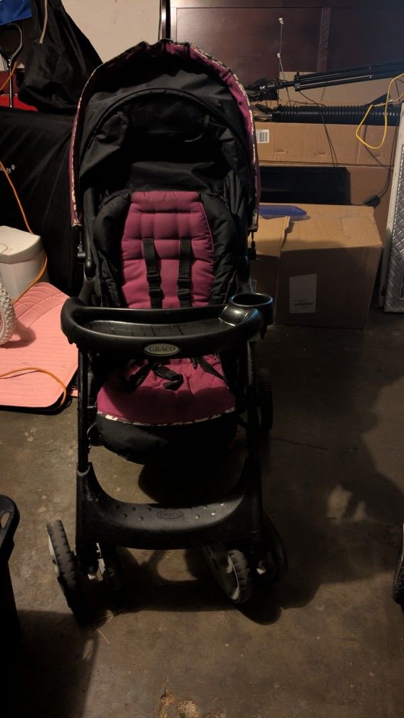 Baby Stroller+Pink