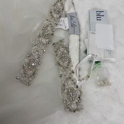 MoriLee Bridal Ivory Belted Overskirt 