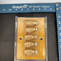 quick-connect fittings, also known as air hose fittings, for use with air tools