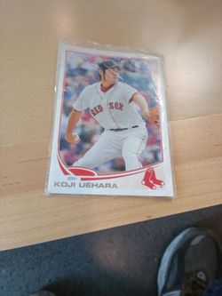 Koji uehara base ball card, excellent condition,