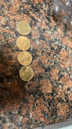 1$ coins