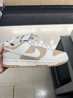 Nike Dunk Low White Tan Shoes
