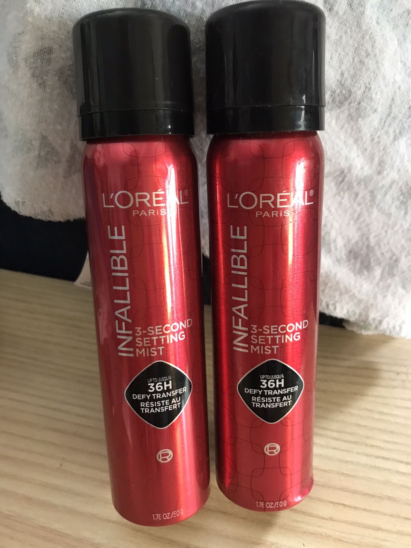 New LoreaL Infallible Makeup Setting Sprays