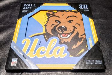 Brand New UCLA Bruins Wall 3D Art 12" Officially Licensed