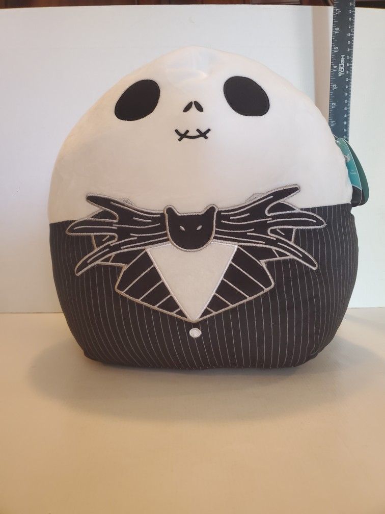 New Squishmallow Jack Skellington 14 Inch The Nightmare Before Christmas NWT