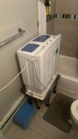 Washing machine manual with stand