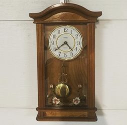 LINDEN QUARTZ WESTMINSTER CHIMES WALL CLOCK