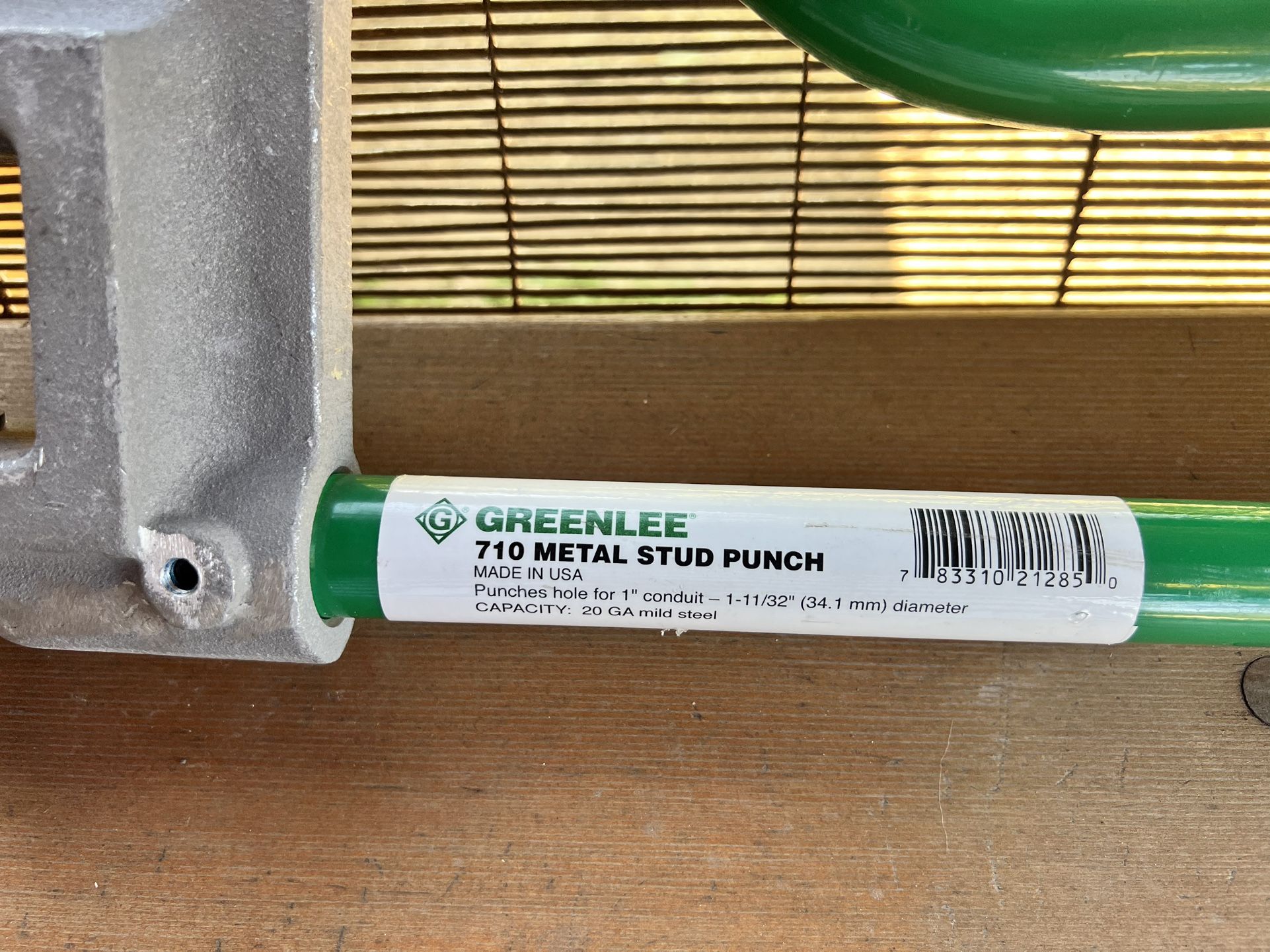 Greenlee Metal Stud Punch 710