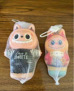 Set of 2 Labubu Squishies