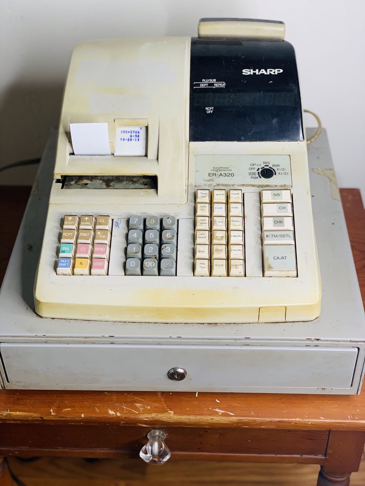 Sharp ER-A320 Cash register
