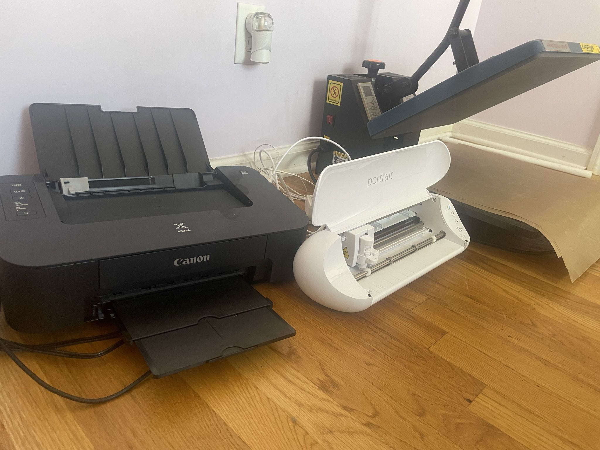 Printer,vinyl Machine, And Heat press 