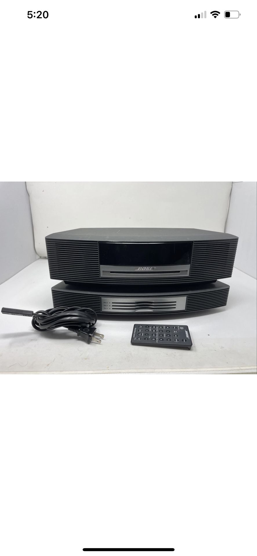 Bose Wave Music System AWRCC1 w/Multi-CD Changer, Remote **Working All Function