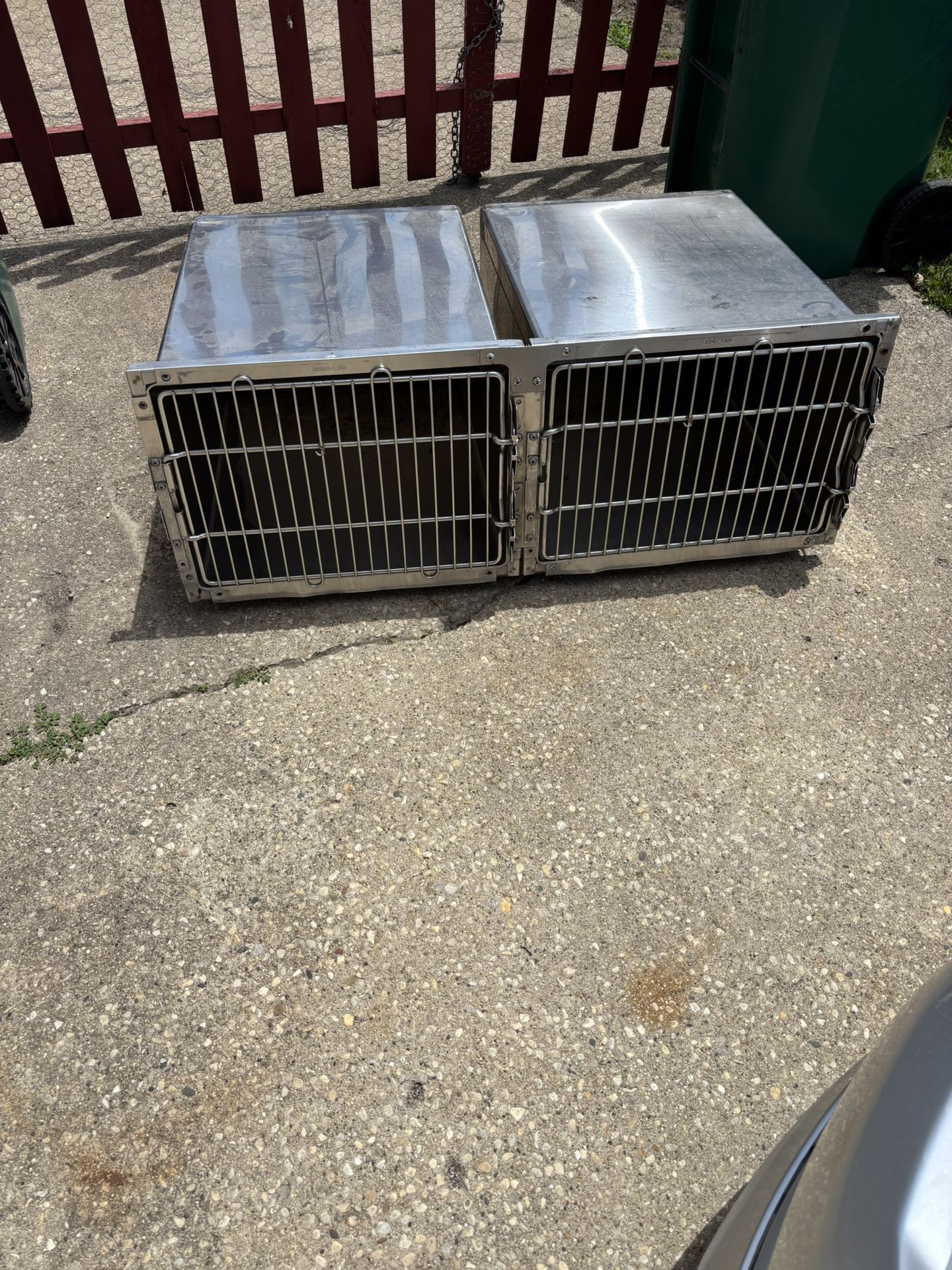 Used Dog Cages / Kennels Set Of 2
