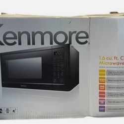 Kenmore 1.6 ft.³ 1200 W microwave powerful clean