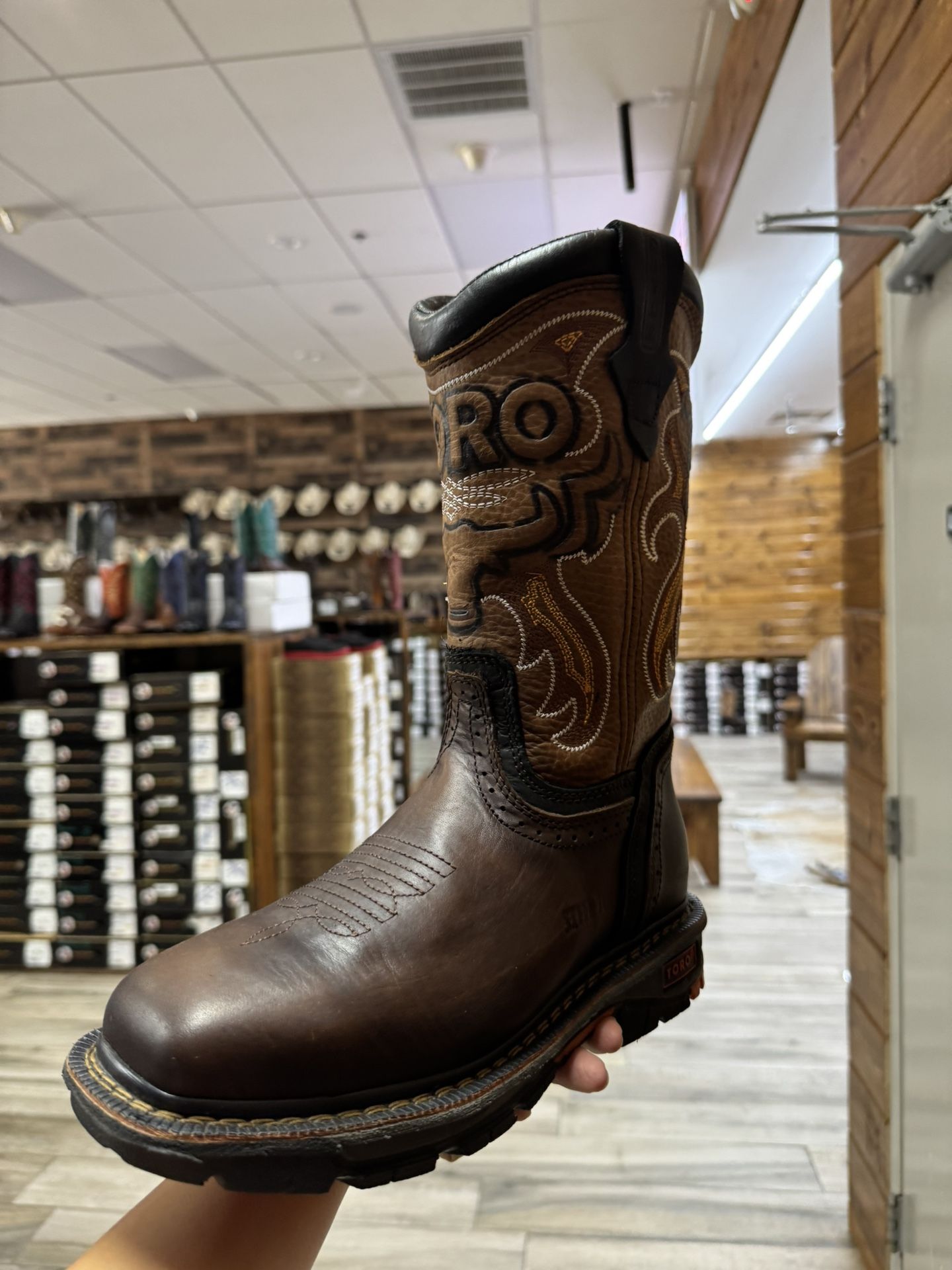 men work boots