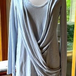 Prairie Underground•Winged Victory Tunic/With Hidden Pockets•Hemp/Organic Cotton Mix•Made In Seattle/USA•Size XL