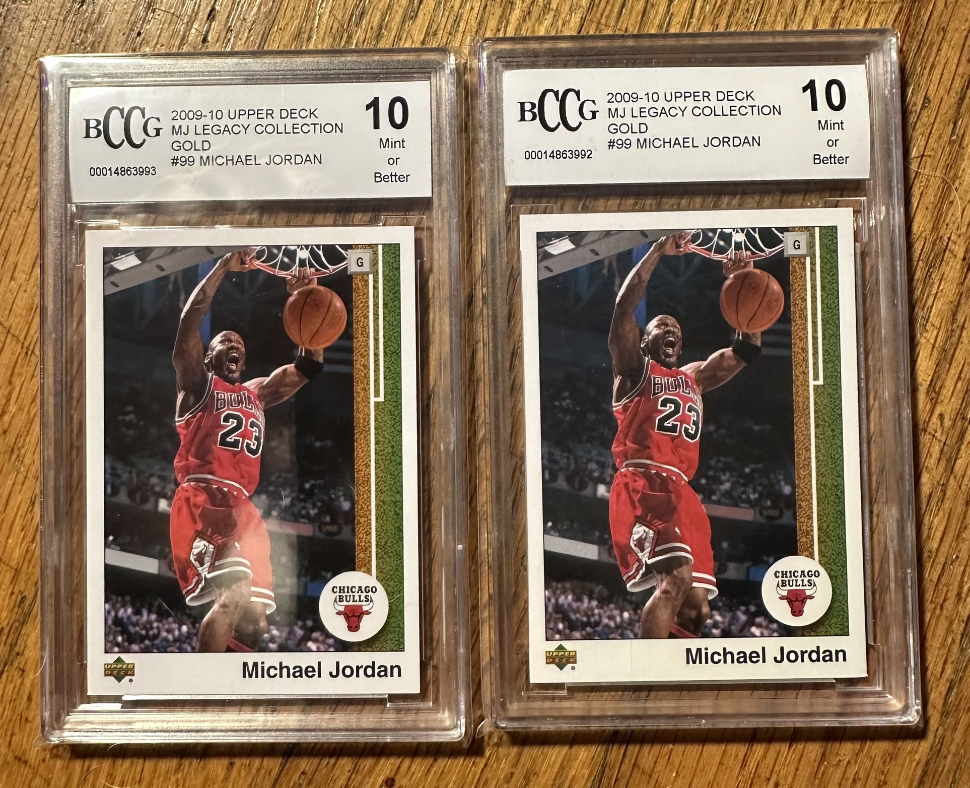 2009-10 Upper Deck Michael Jordan #99 MJ Legacy Collection Gold