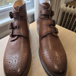 Robert Graham Leather Buckle Boots