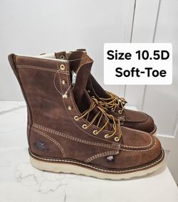 Thorogood Soft Toe Work Boots Size 10.5
