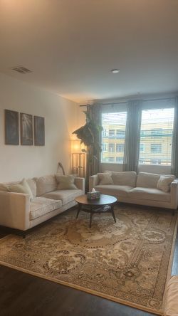 2 Beige Couches
