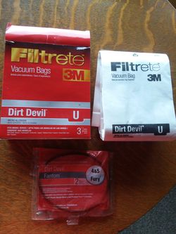 Type U dirt devil vac bags.