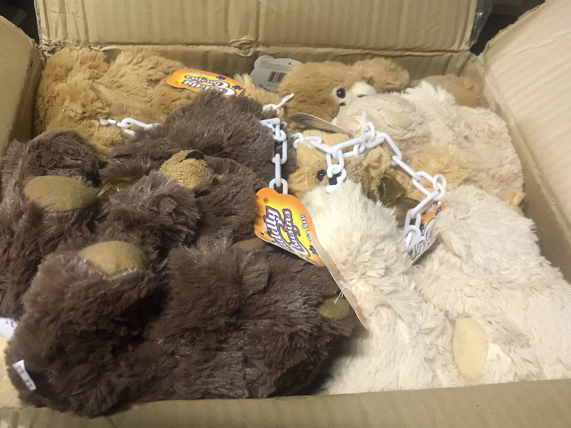 case of 48 stuffed bears