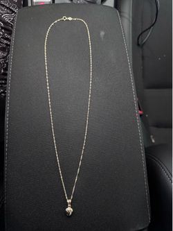 ✨ 14K Gold Heart Necklace | Cadena de Oro 14K con Dije de Corazón ✨