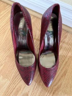 Red Guess Heels