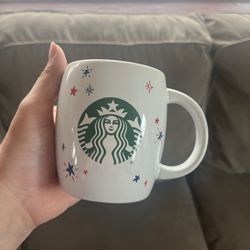Starbucks Disney Parks Mug Celebration Independence Fourth Of July 