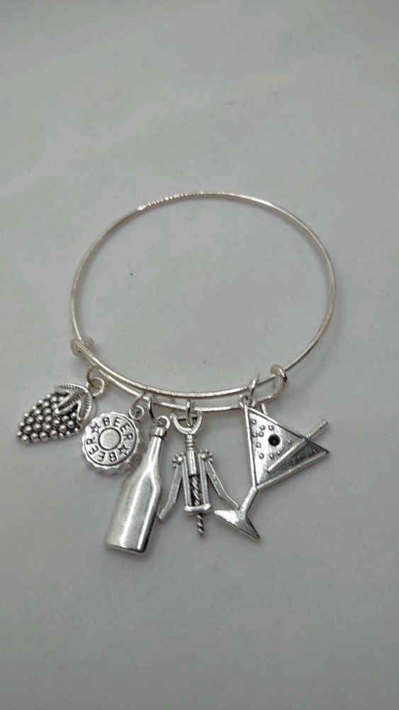 I Love Wine Bracelet