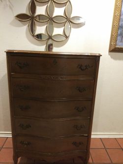 I have a Solid wood dresser