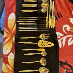 JH Golden Bouquet Flatware 