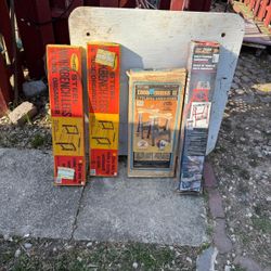 Vtg Lot Of Steel Work Horses Steel Work Benched NOS