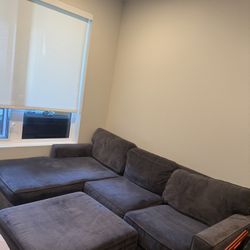 Sectional Couch And Ottoman