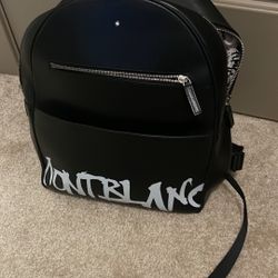 Montblank Designer Leather Backpark Brand New