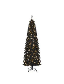 Halloween Xmas Tree With Lights. 7 Ft