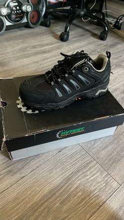 Steel toe work boots