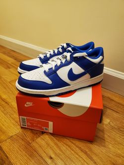 GS Gradeschool Nike Dunk Low Racer Blue Size 6Y