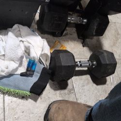 Dumbells Rubber Made